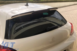 Alerón maletero Aleta ventana para VW Scirocco 137 Hatchback Facelift 14-17 Negro-image-6085259