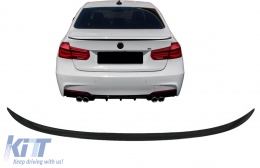 Alerón maletero para BMW Serie 3 F30 2011-2014 F30 LCI 2015-2019 Negro brillante-image-6085609