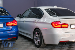 Alerón maletero para BMW Serie 3 F30 2011-2014 F30 LCI 2015-2019 Negro brillante-image-6088617