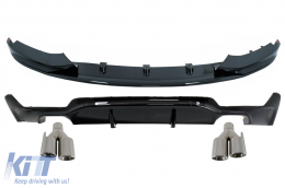 image-62-Alerón para BMW F32 F33 F36 Coupe Cabrio Grand Coupe 13-03.19 Difusor Puntas