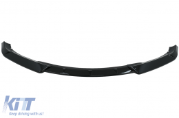 Alerón parachoques delantero para BMW 3 E46 98-04 estándar negro brillante-image-6093635