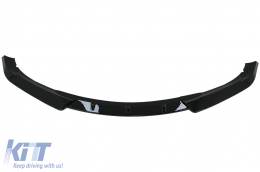 Alerón parachoques delantero para BMW 3 E46 98-04 estándar negro brillante-image-6093636
