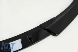 Alerón parachoques delantero para BMW 3 E46 98-04 estándar negro brillante-image-6093639