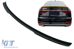 image-15-Alerón Spoiler Maletero para Audi A8 D5 4N Sedán 2018-2022 Negro Brillante