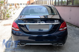 Alerón Spoiler Maletero para Mercedes Clase C W205 14-18 Design Negro Brillante-image-6043593