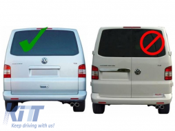 Alerón techo para VW Transporter Multivan Caravelle T5 T5.1 03-15 Sportline Look-image-5990640