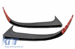 Aletas parachoques trasero laterales Flips para Mercedes CLA W117 2014-2018 Carbono-image-6044415