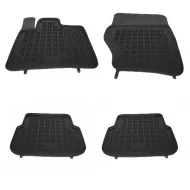 image-61-Alfombrilla de goma negra para Audi Q7 4L 05-14 Borde aumentado Inodoro Dedicado