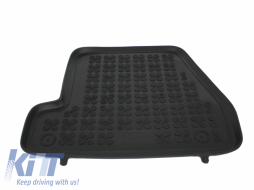Alfombrilla de goma negra para Ford Focus 3 11-18 sin olor, borde aumentado dedicado-image-5999500
