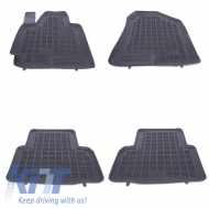 image-10-Alfombrilla Goma Negra para Hyundai IX35 10-15 Borde Aumentado Inodoro Dedicado