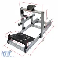 Alu Sim Rig 2 cockpit seat frame racing simulator for esports PS5 Xbox PC-image-6278739