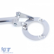 Aluminium Front-Strebe 3-teilig poliert geeignet für BMW 3er E46 316 318 ab 98-image-6194558