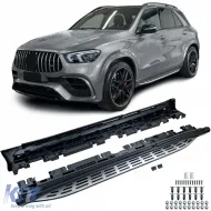 image-55-Aluminium-Laufbretter Seitenschutz im OE-Look geeignet für Mercedes GLE V167 2018-2023