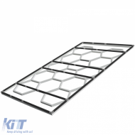 Aluminium-Montagerahmen für LED-Sechseckbeleuchtung für Garage Werkstatt Showroom-image-6193297