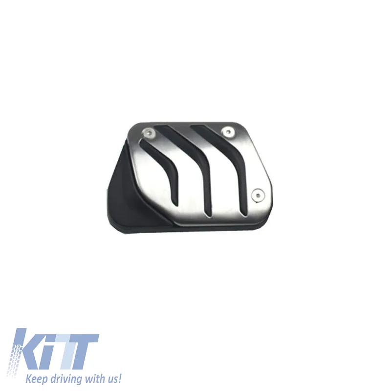 Aluminium Pedal With Footrest Suitable for BMW 5 F10, 6 F12/F13, X3 F25, X4 F26 Automatic Set 3 Pcs
