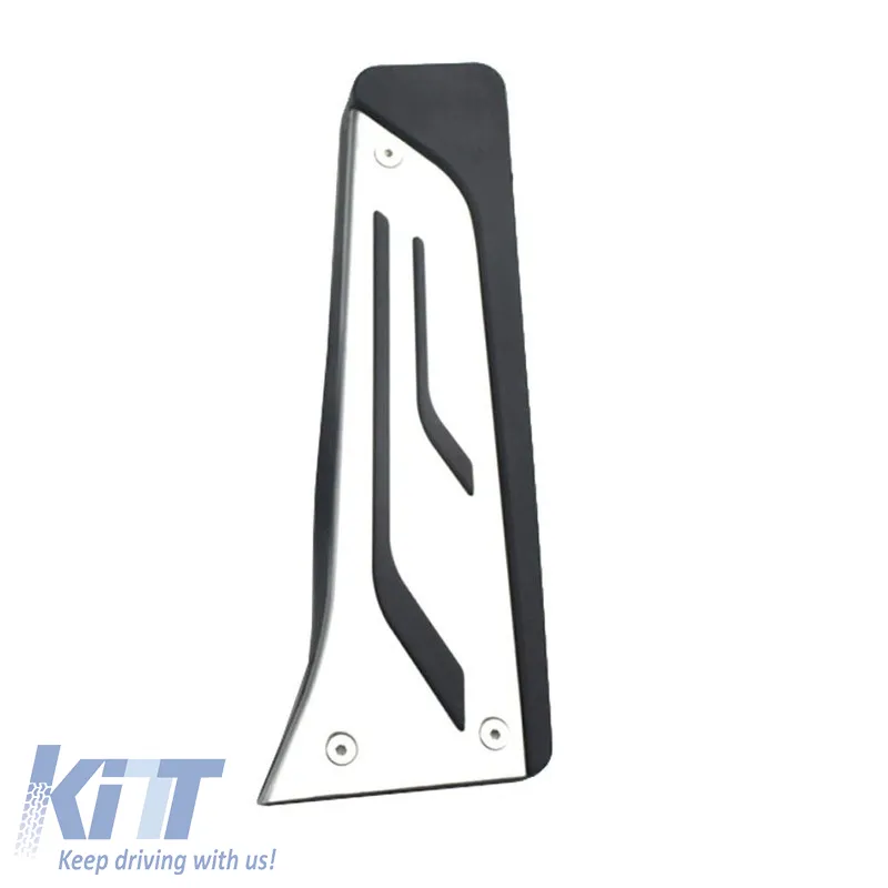 Aluminium Pedal With Footrest Suitable for BMW 5 F10, 6 F12/F13, X3 F25, X4 F26 Automatic Set 3 Pcs