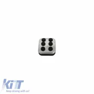 Alumínium pedálszett lábtámasszal Mercedes-Benz W204 07-14 / W211 02-09 / GLK 08-15 Automata 4 részes KPMB01-image-6297462