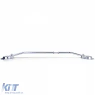 Aluminium-Strebenstange vorne, 3-teilig, poliert, geeignet für VW Golf 3 Cabrio 3 + 5-Türer Variant-image-6190873