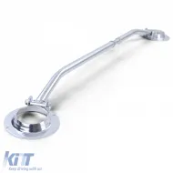 Aluminium-Strebenstange vorne, 3-teilig, poliert, geeignet für VW Golf 3 Cabrio 3 + 5-Türer Variant-image-6190874