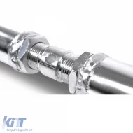 Aluminium Vorderstrebe 3-teilig poliert geeignet für BMW 3er Serie E36 316i 318i M40 -94-image-6195187