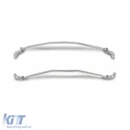Aluminum front strut brace polished suitable for BMW 1 Series E81 E82 E87 petrol models from 04-image-6261449