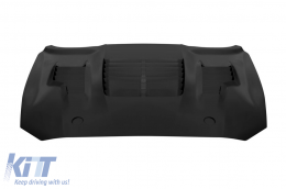 Aluminum GT500 KR style front hood suitable for Ford Mustang 2018-2022-image-6161700