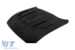 Aluminum GT500 KR style front hood suitable for Ford Mustang 2018-2022-image-6161701