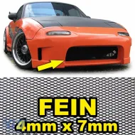 image-26-Aluminum mesh racing grille honeycomb grille race grille 130x30cm 4x7mm black