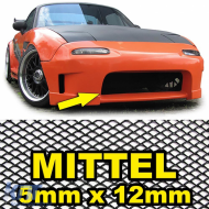 Aluminum mesh racing grille honeycomb grille race grille 120x30cm 5x12mm black - ODGAR6013661