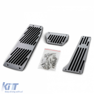 Aluminum Pedal Set Automatic + Footrest suitable for BMW E30 E36 E46 E90 E91 E92 E93 - ODKPB6015187