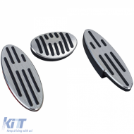 Aluminum Pedal Set + Footrest for Mini One Cooper R55 R56 R57 R58 R59 R60 Automatic