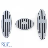 Aluminum Pedal Set + Footrest for Mini One Cooper R55 R56 R57 R58 R59 R60 Automatic-image-6296727