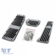 image-9-Aluminum pedals automatic + footrest suitable for BMW E34 E39 E60 E61 E32 E38 E63 E64