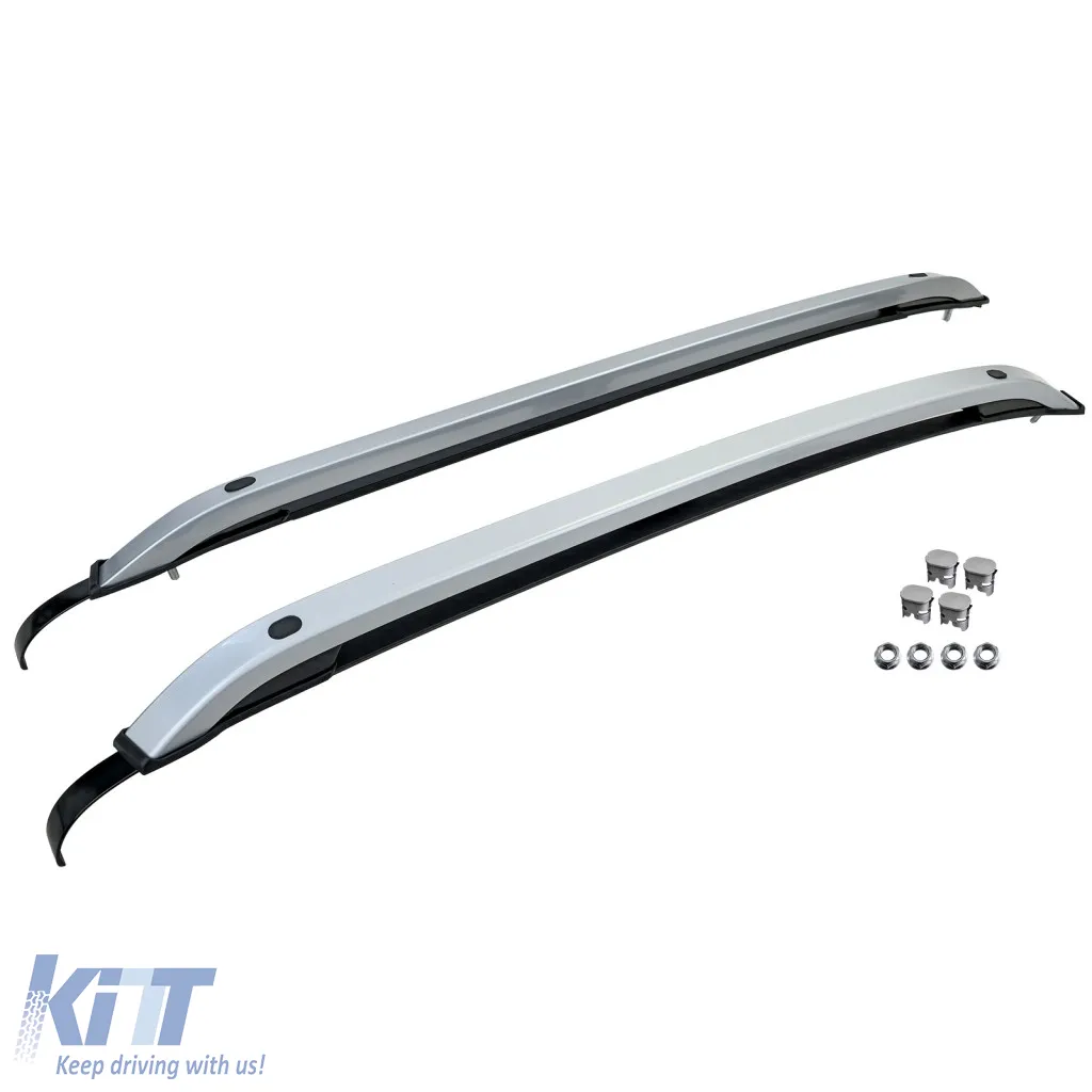Aluminum roof rack roof rail silver fits VW Amarok II from 2022