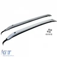 Aluminum roof rack roof rail silver fits VW Amarok II from 2022-image-6327063