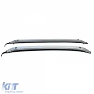 Aluminum roof rack roof rail silver fits VW Amarok II from 2022-image-6327065