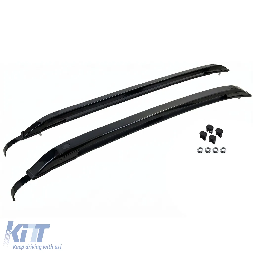 Aluminum roof rack roof rails black fits for VW Amarok II from 2022