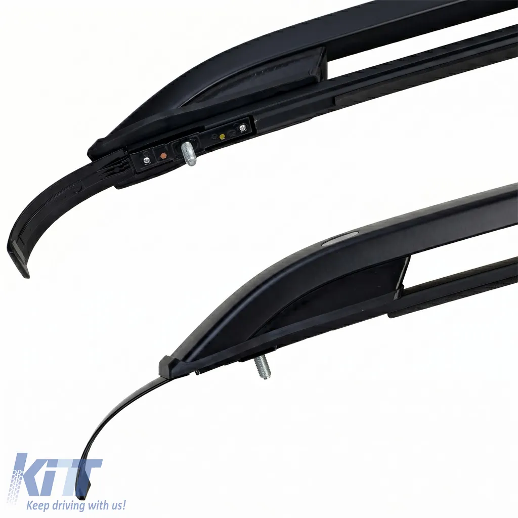 Aluminum roof rack roof rails black fits for VW Amarok II from 2022
