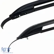 Aluminum roof rack roof rails black fits for VW Amarok II from 2022-image-6327214