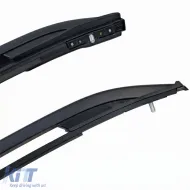 Aluminum roof rack roof rails black fits for VW Amarok II from 2022-image-6327215