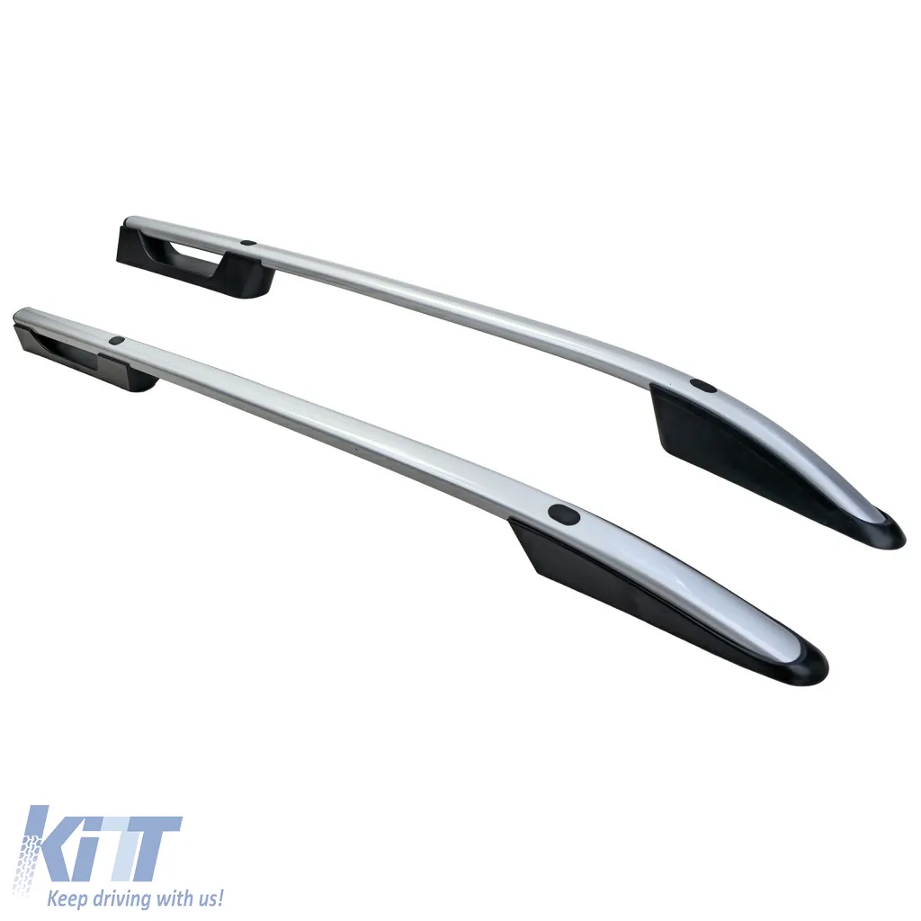 Aluminum roof railing silver retrofit suitable for VW Amarok I 2010-2022