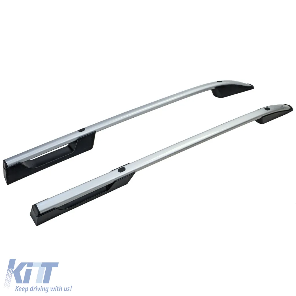 Aluminum roof railing silver retrofit suitable for VW Amarok I 2010-2022