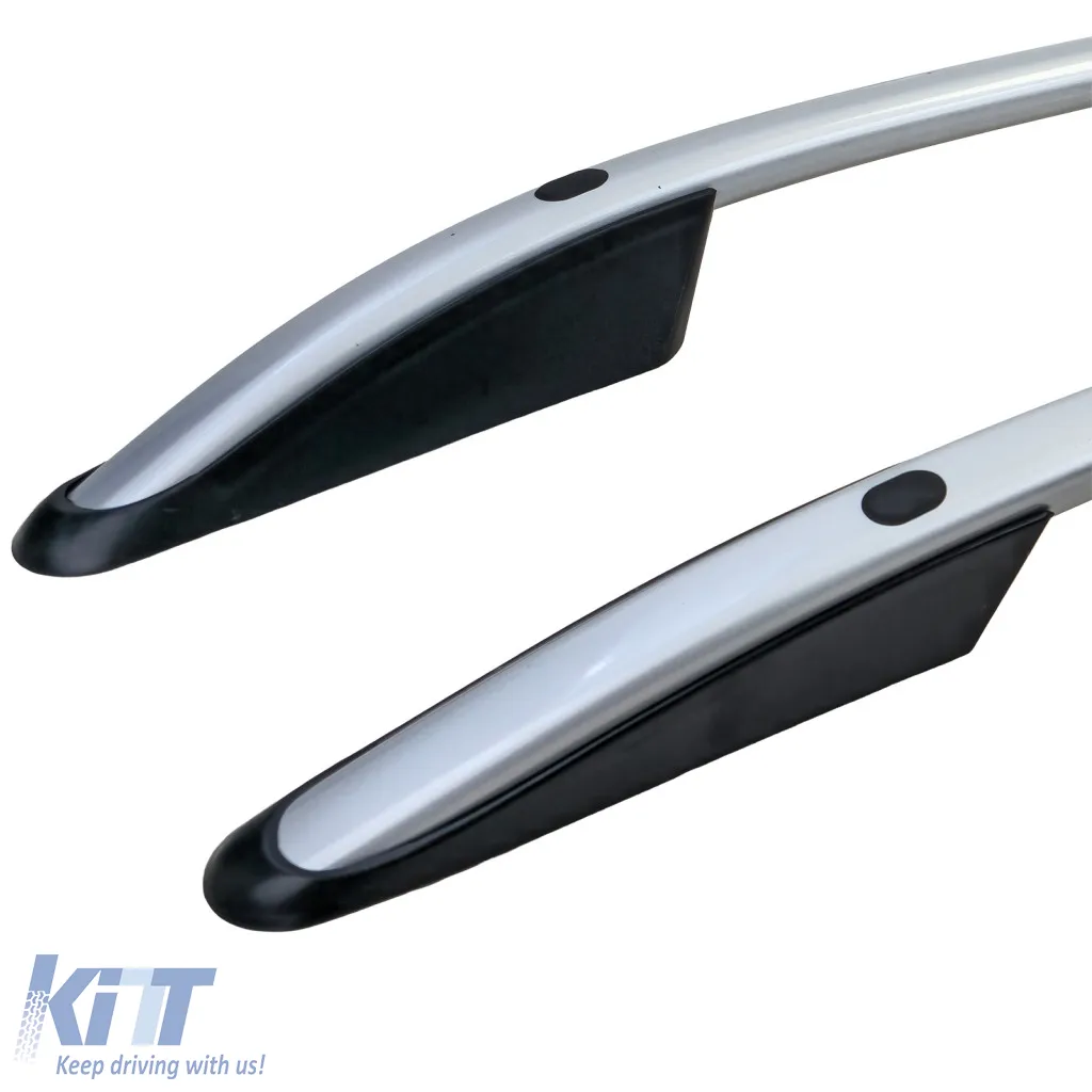 Aluminum roof railing silver retrofit suitable for VW Amarok I 2010-2022