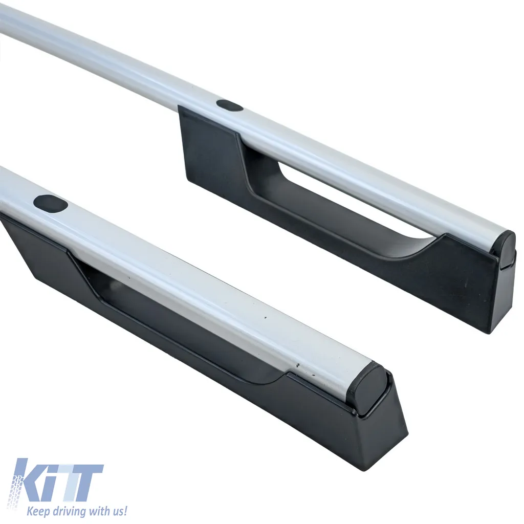 Aluminum roof railing silver retrofit suitable for VW Amarok I 2010-2022