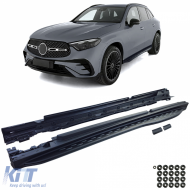 Aluminum running boards OE Style Black Edition fits Mercedes GLC X254 C254 Coupe - ODRBSSM6015465