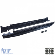 Aluminum running boards OE Style Black Edition with ABE !! for Mercedes GLC X253 15-22-image-6211102