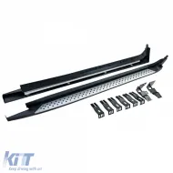 Aluminum running boards OE style side protection with ABE fits BMW X4 F26 2014-2018-image-6278081