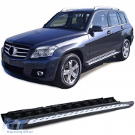 Aluminum running boards side protection OE style with ABE !! for Mercedes GLK X204 08-15 - ODRBSSM6012628