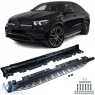 image-61-Aluminum Running Boards Side Protection OE Style for Mercedes GLE C167 Coupe from 2020