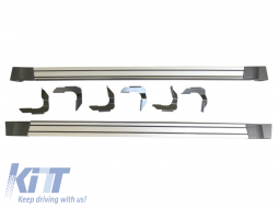 Aluminum steps suitable for Nissan Navara D40 2010-2015, double cab - ABNIRS6012065